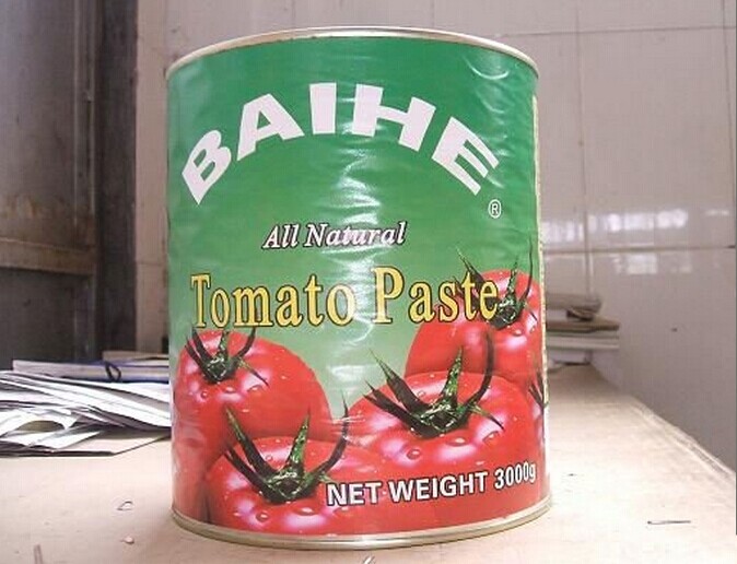 Томатная паста3000г×6 - Жесткая открытая крышка - томатная паста1-30