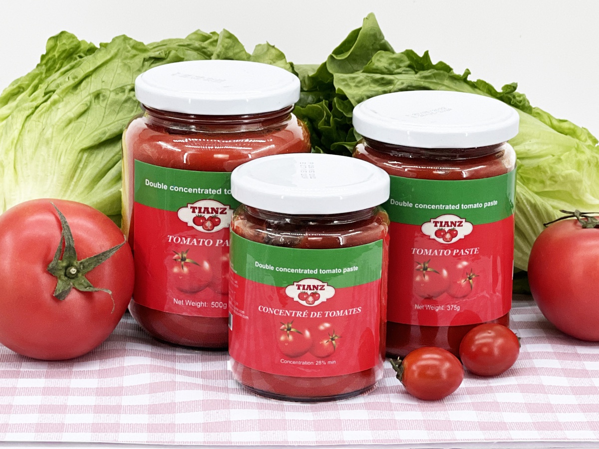 Tianz Jar Glass Поддержка томатной пасты OEM и ODM